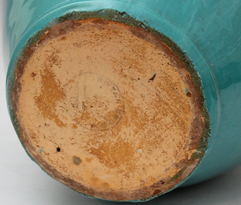 Vintage North Carolina Art Pottery Royal Crown Rope Twist Handle Signed ...