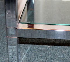 Midcentury Chrome Metal Shelf Étagère Display Baughman