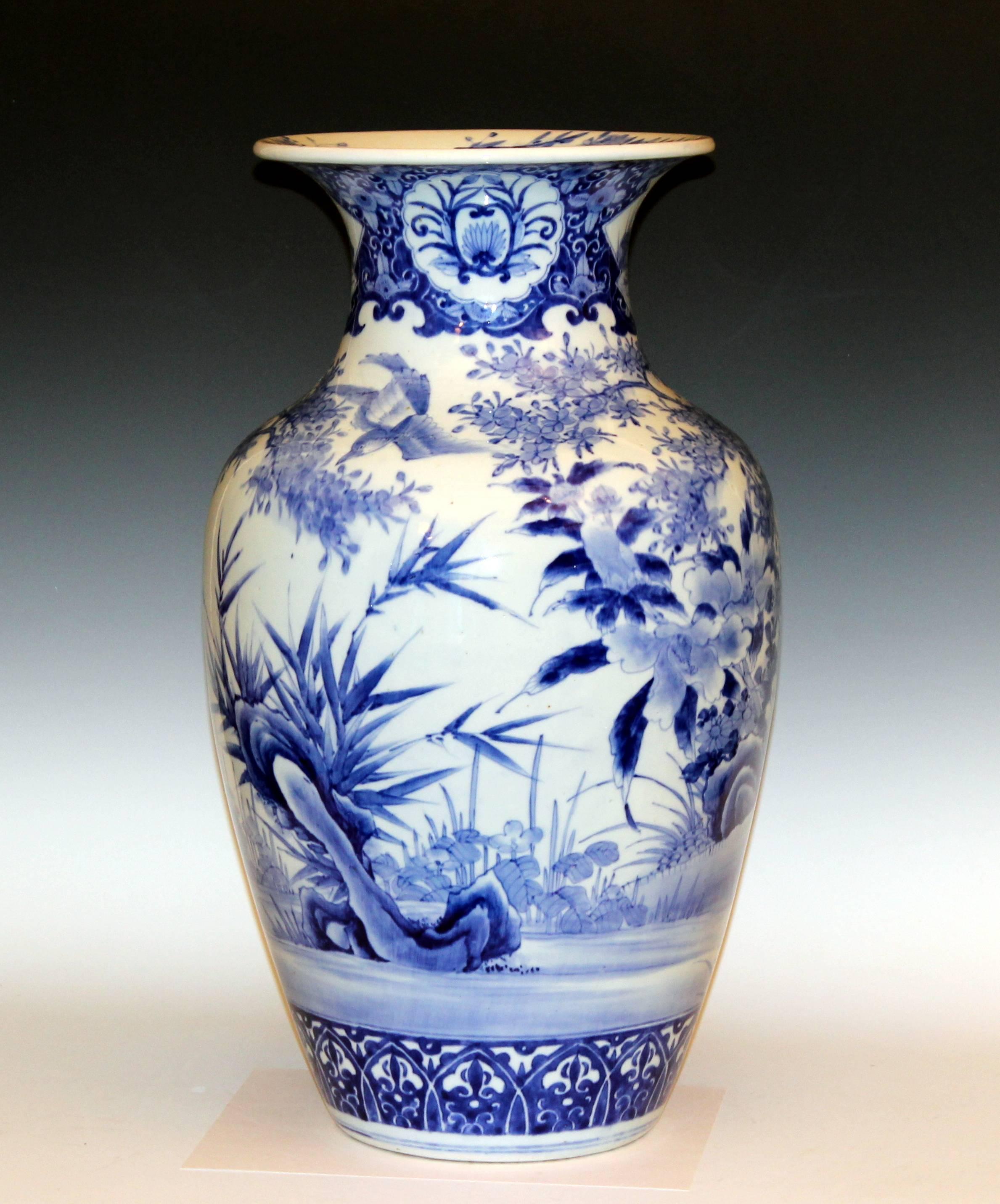 antique japanese blue and white porcelain
