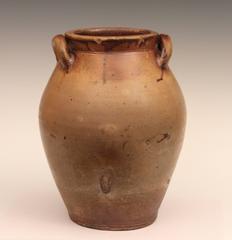 Antique Early 19th Century American Boston Crock Stoneware 3 Gallon Jug Jar