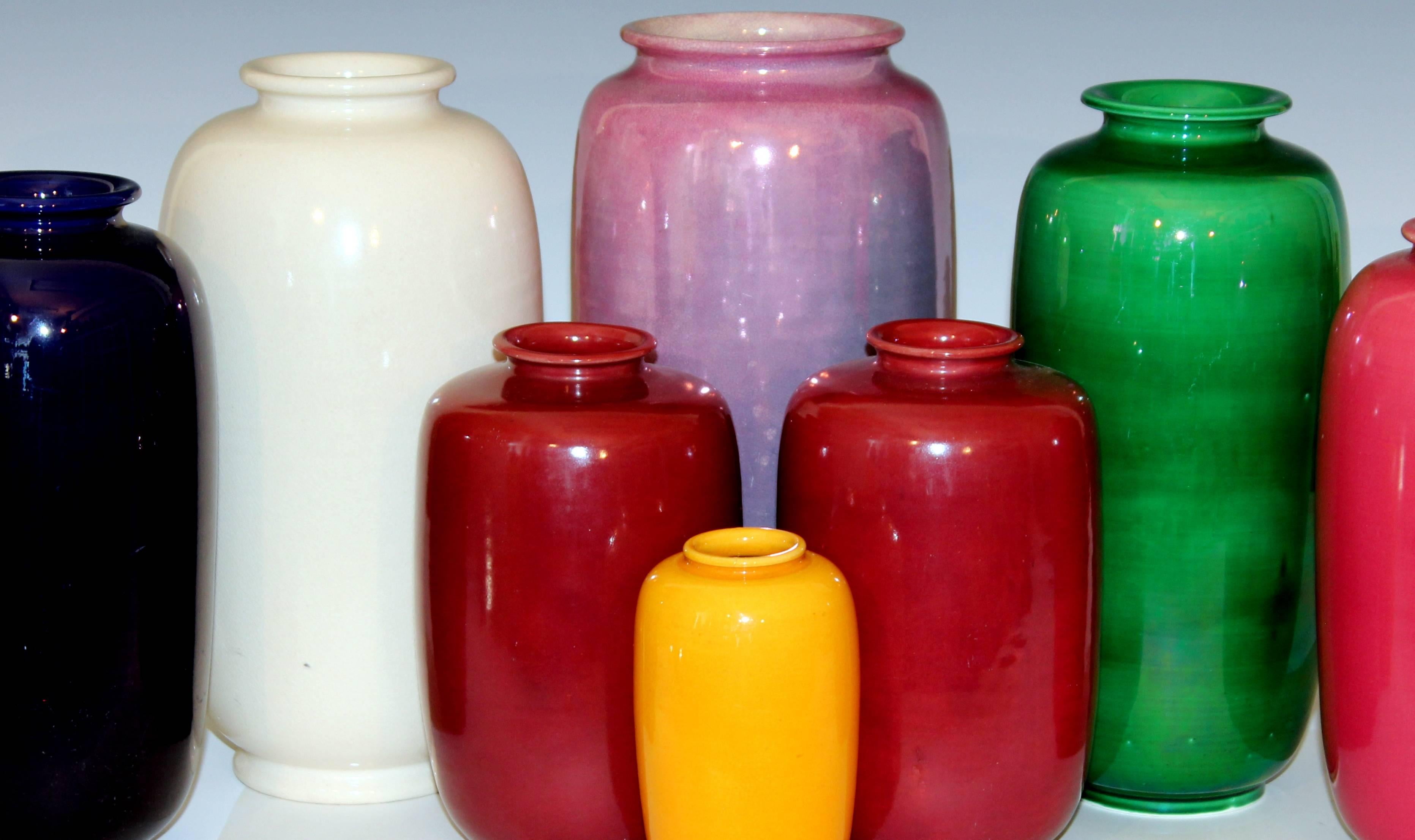Awaji Pottery Purple Luster Tea Cannister Jar Vase 2