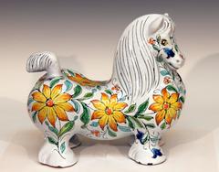 Vintage Mancioli for Raymor 1960s Italian Pottery Horse Figure Sculpture