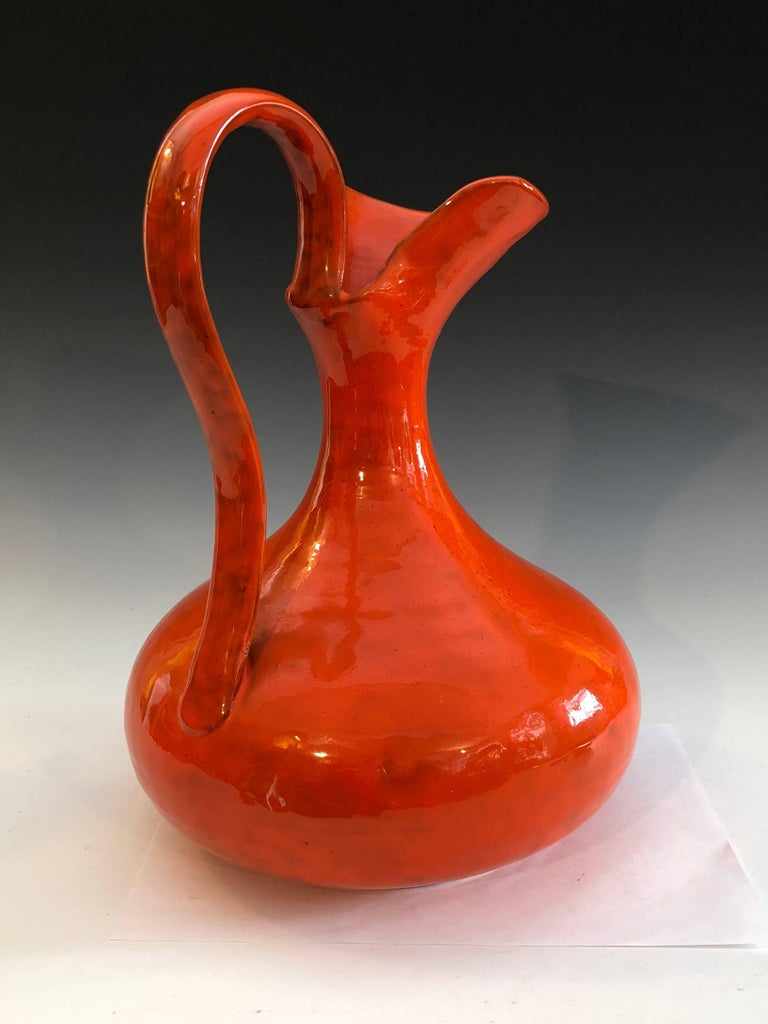 Made in Italy Orange Pitcher