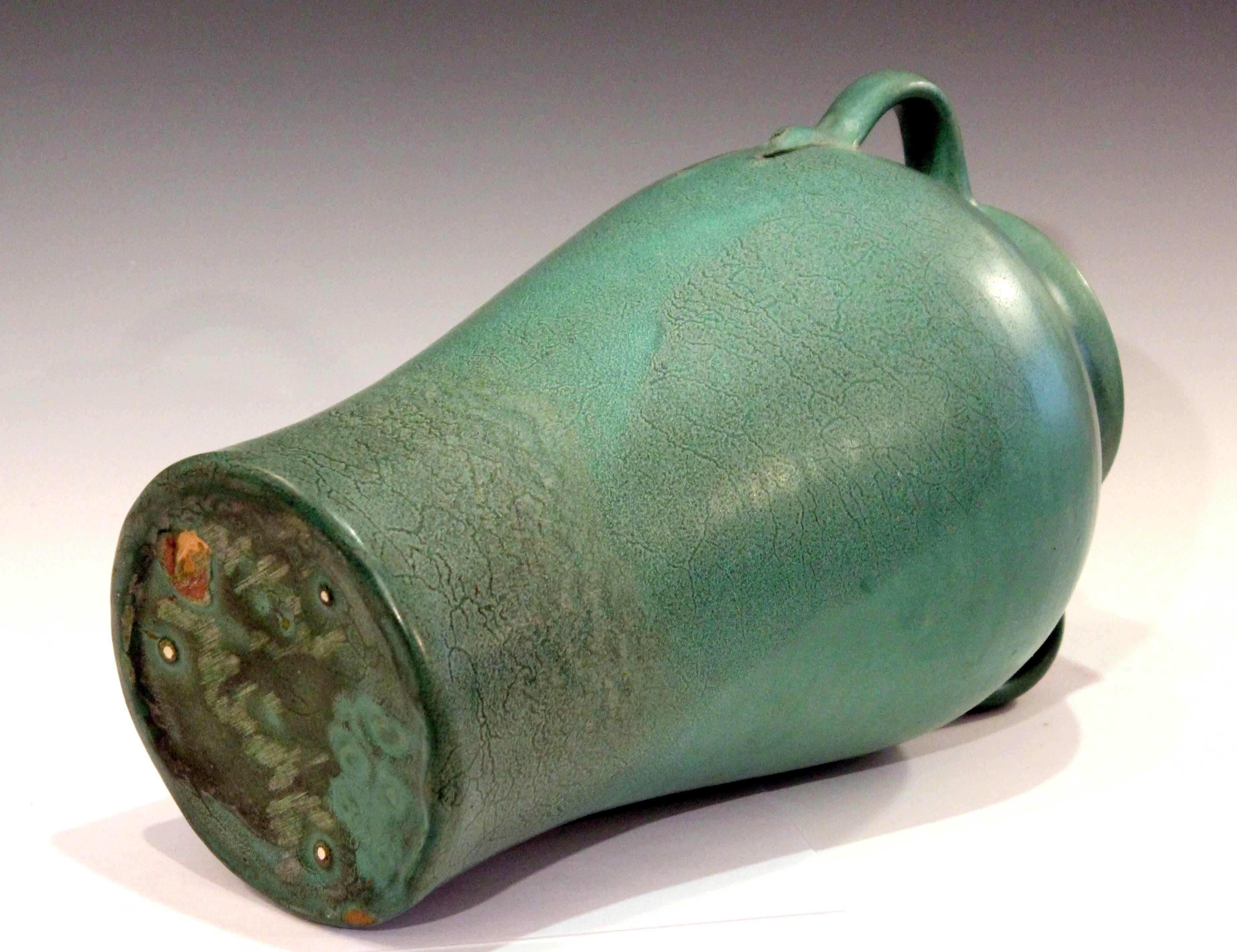 American Genuine Bybee Matt Green Kentucky Southern Arts and Crafts Pottery Vase