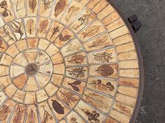 Tile Top Table, Mid Century