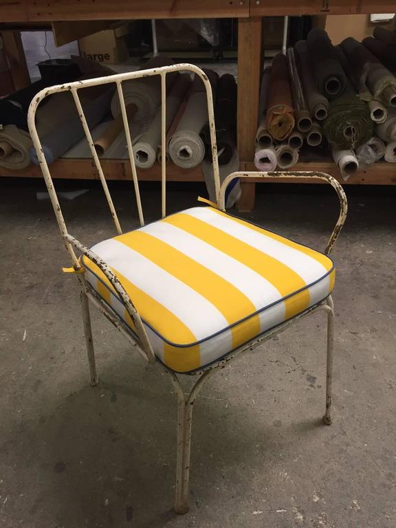 Set of Four French Bistro Garden Chairs at 1stDibs