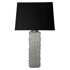 Abstract Relief Glass Column Table Lamp 12