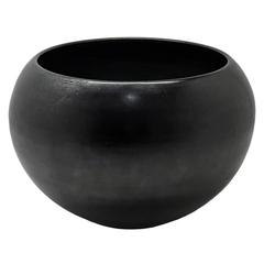 Black Curved Bowl by Sandi Fellman
