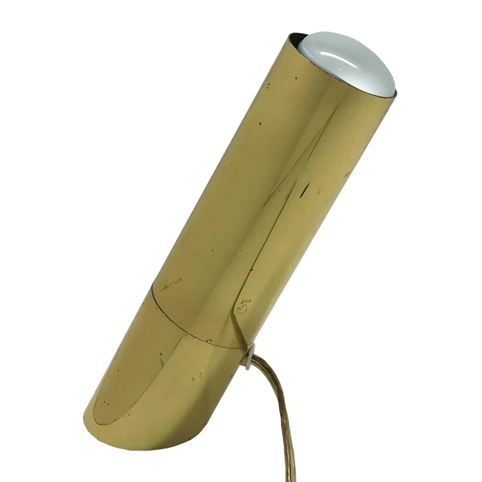 Slanted Brass Spotlight