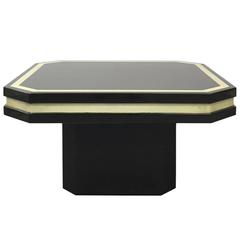 Dark Brown Lacquer Side Table