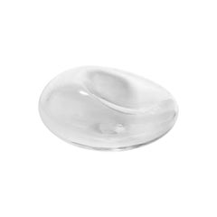 1970s Italian Clear Murano Glass Bowl by Barbini