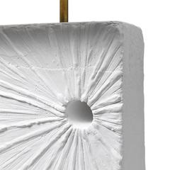 Eclipse Plaster Table Lamp by George Sellers