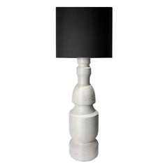 Mid-Century Tall Jute Wrapped Table Lamp 8