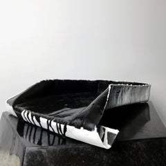 "Object of Guilt 03" Hand Folded and Painted Leather Tray by Act of Guilt