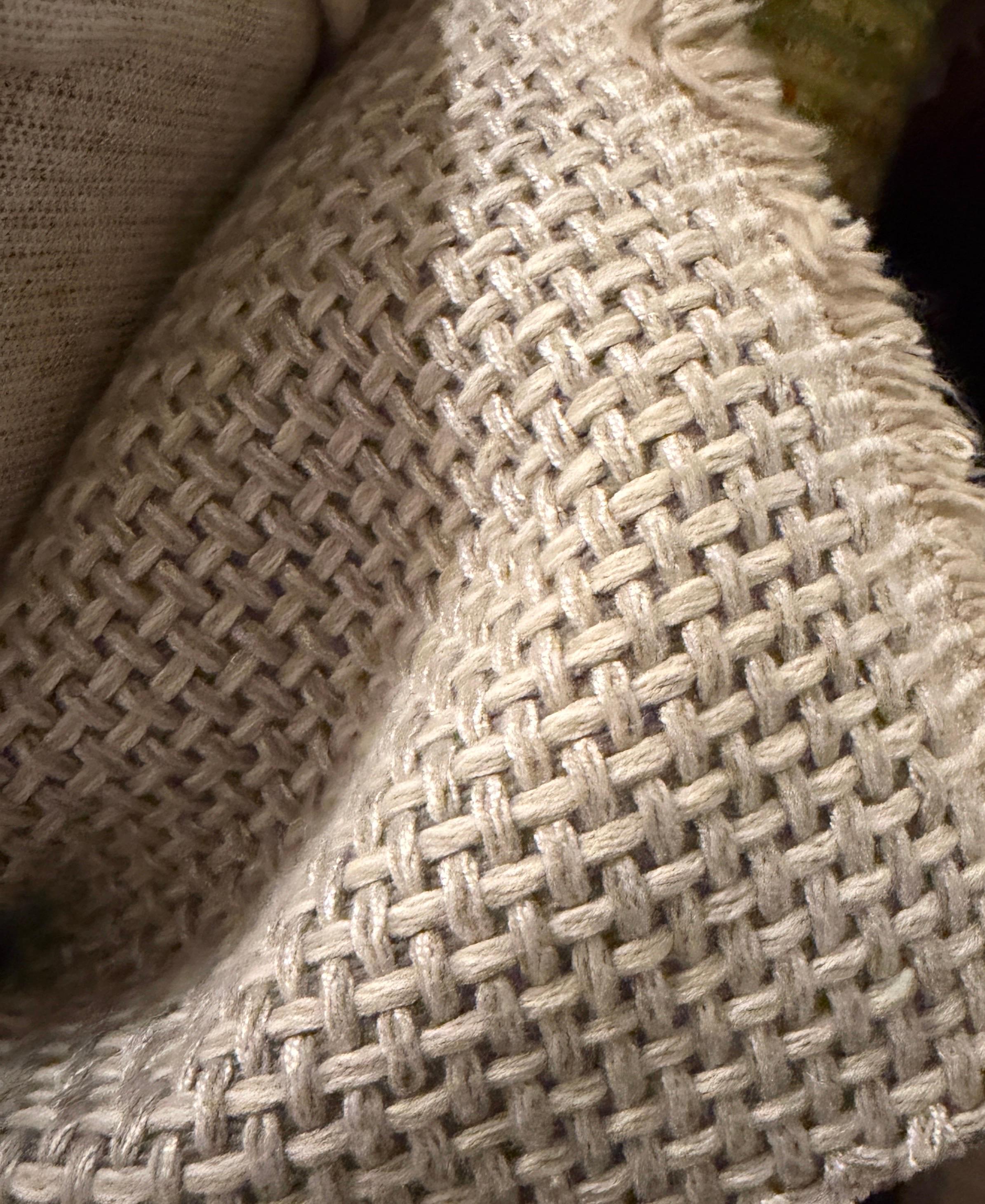 Sofá loveseat curvado 