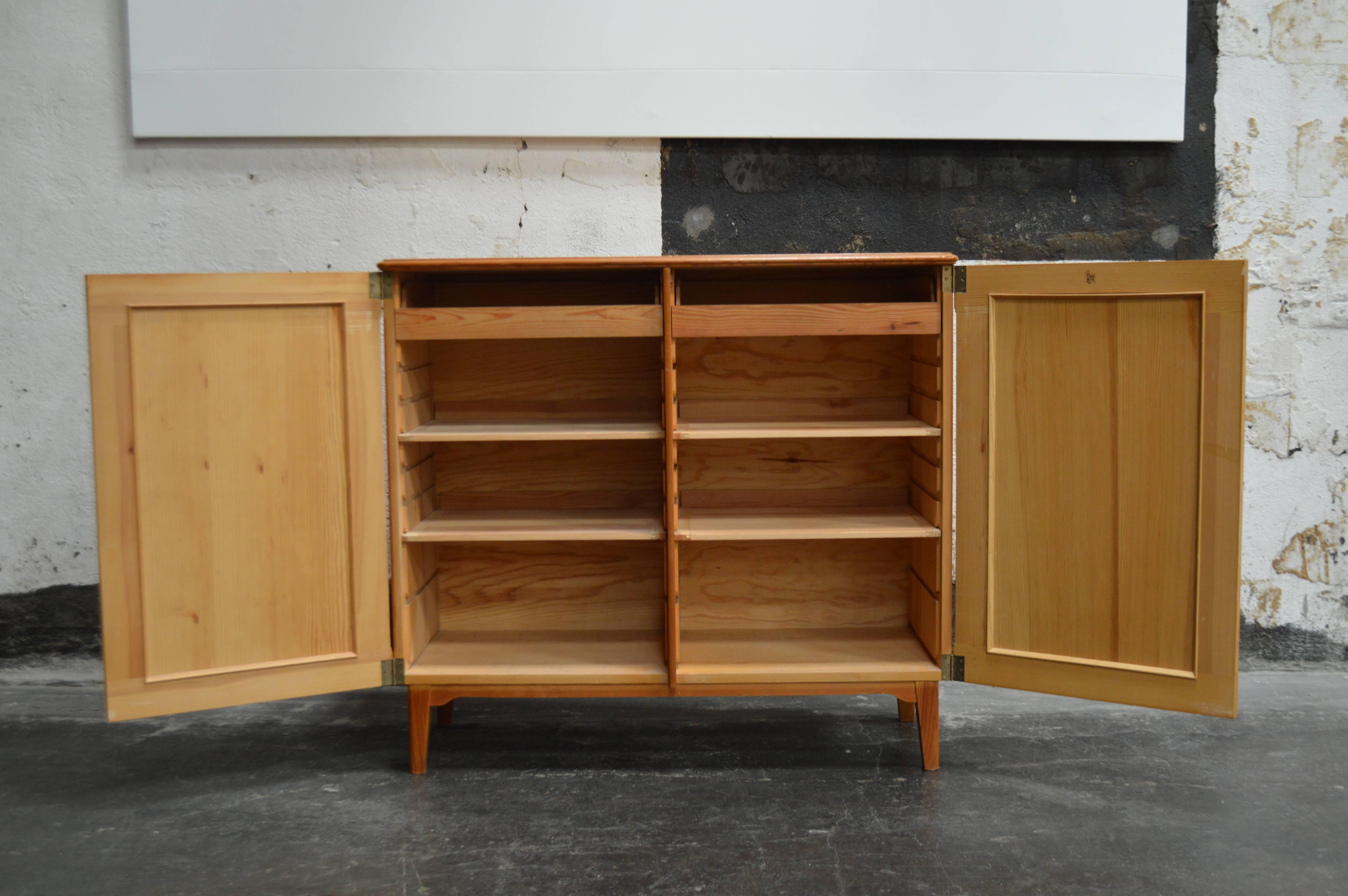 Other Swedish Mid-Century Pine Carl Malmsten Storage Cabinet