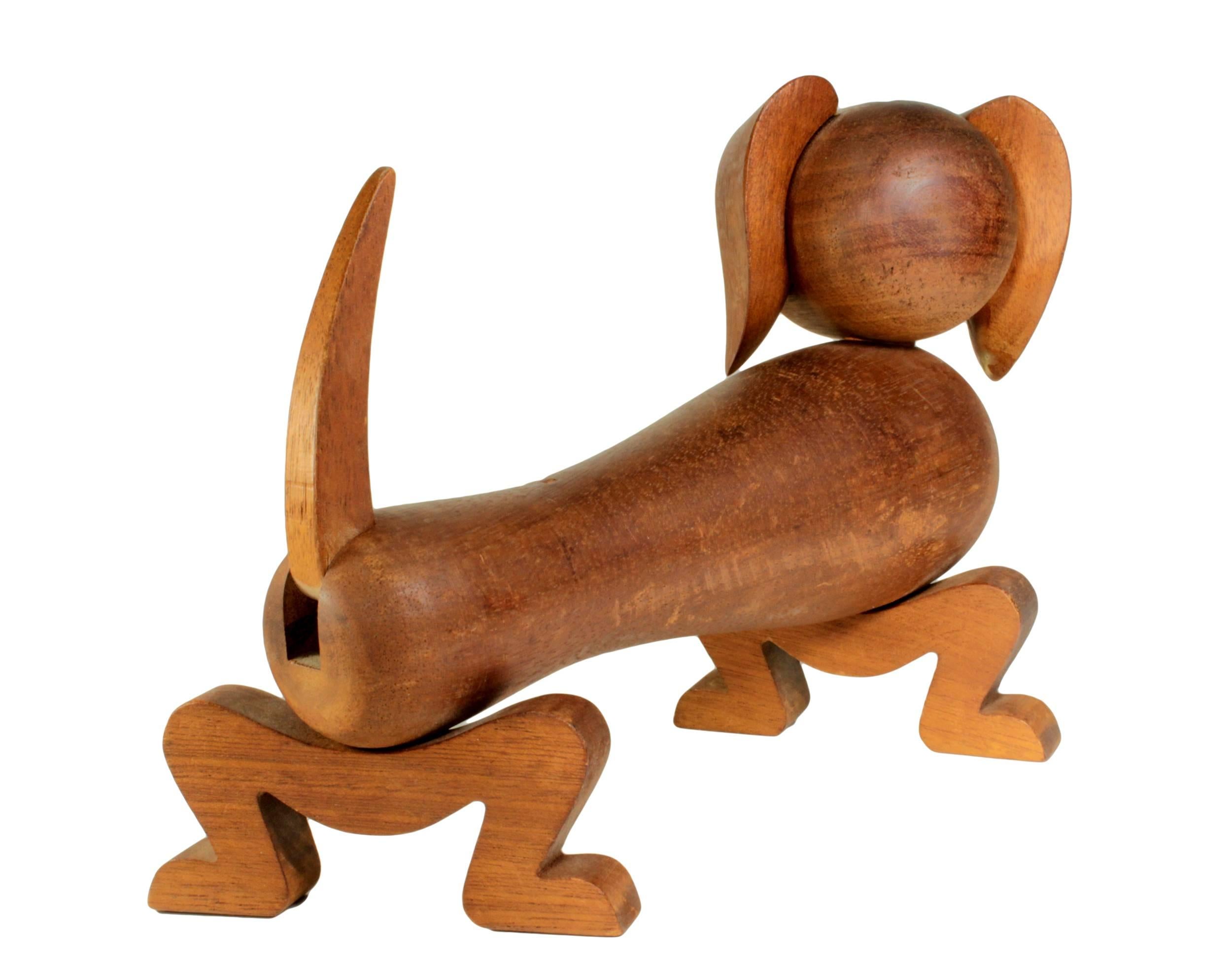 Danish Rare Vintage Kay Bojesen Toy Dog, 1934