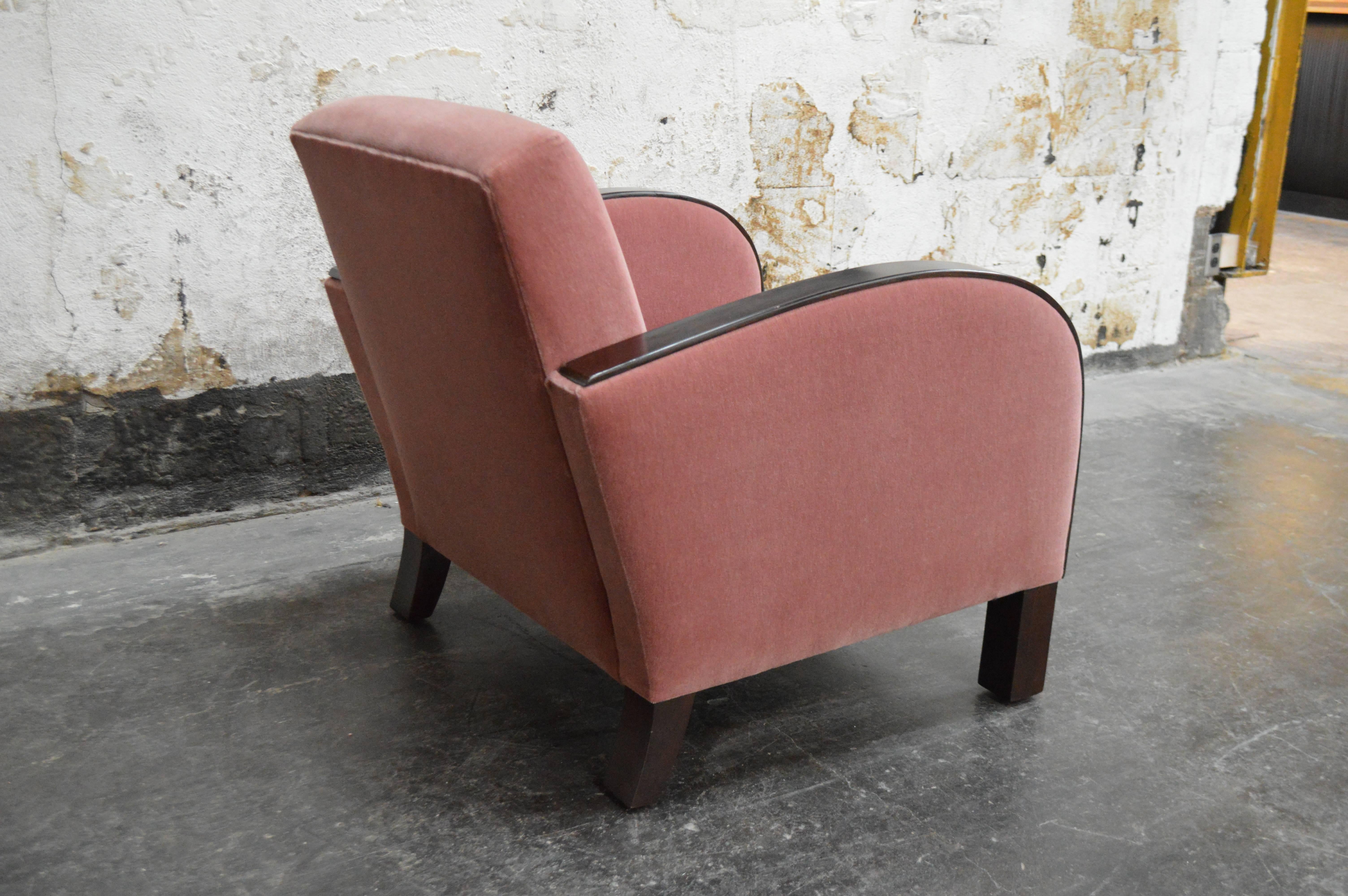 Art Deco Kalle Anka Deco Club Chair by Bjork Studio