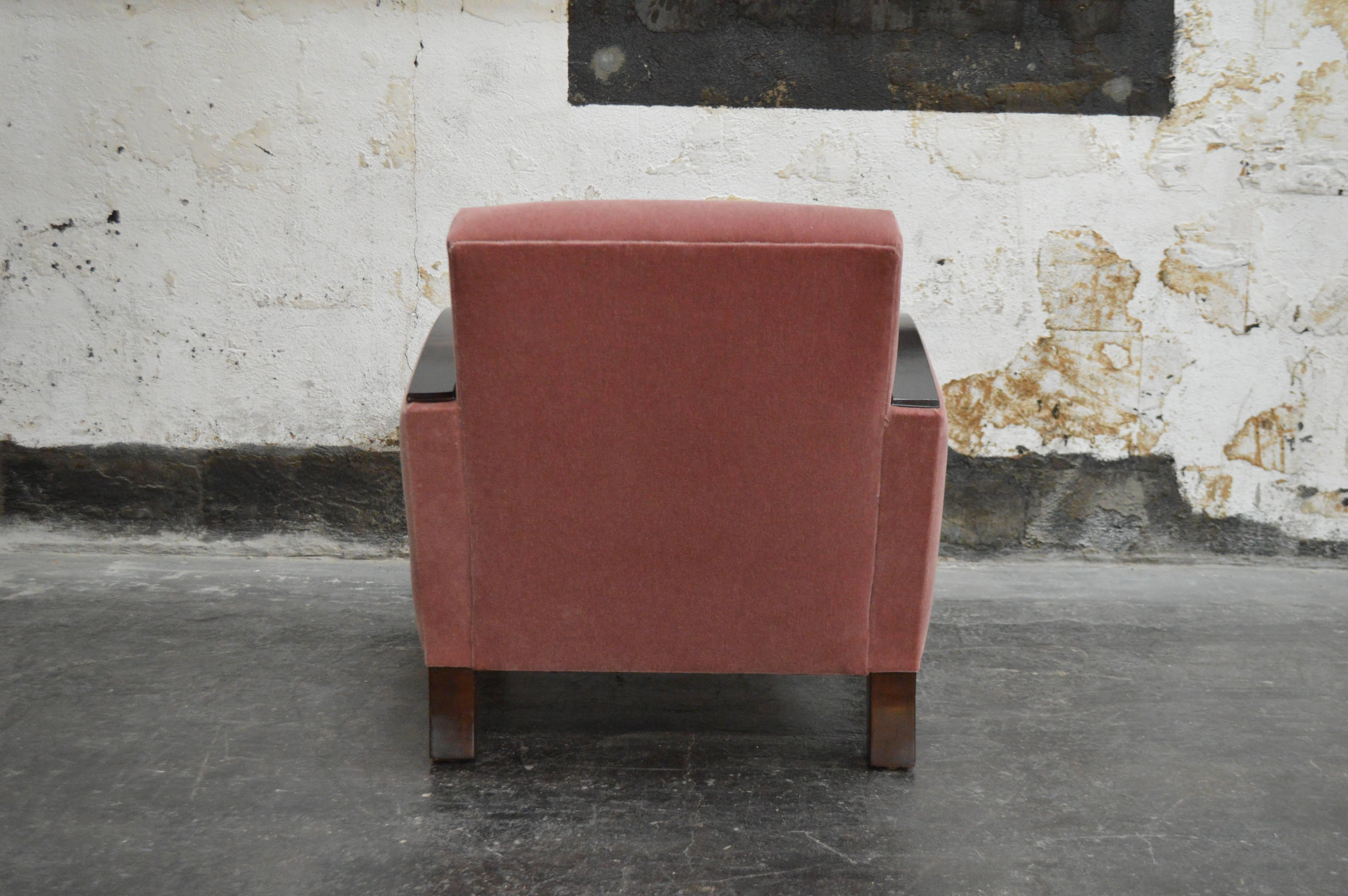 American Kalle Anka Deco Club Chair by Bjork Studio