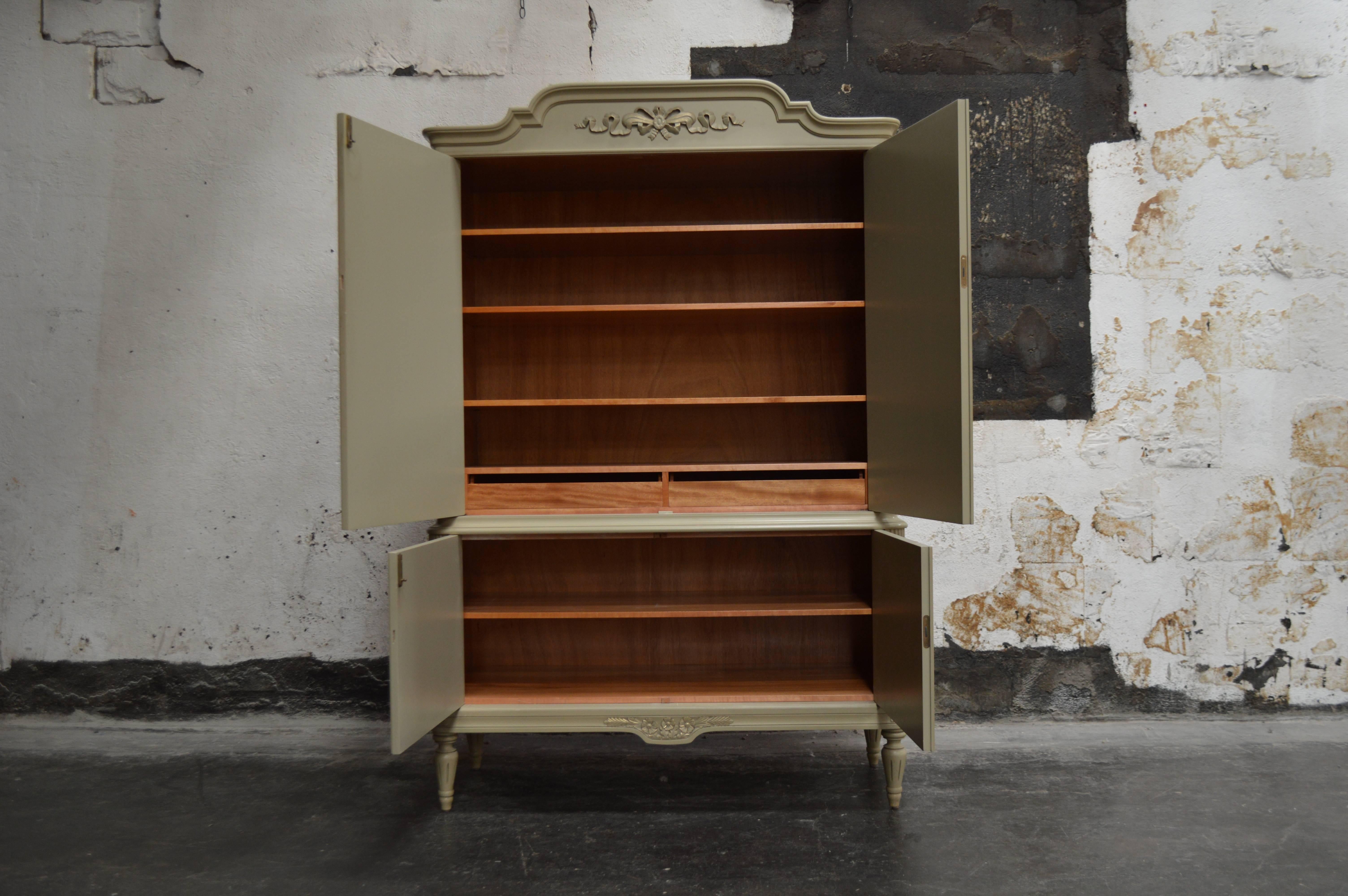 Mid-20th Century Swedish Gustavian Style Storage Cabinet