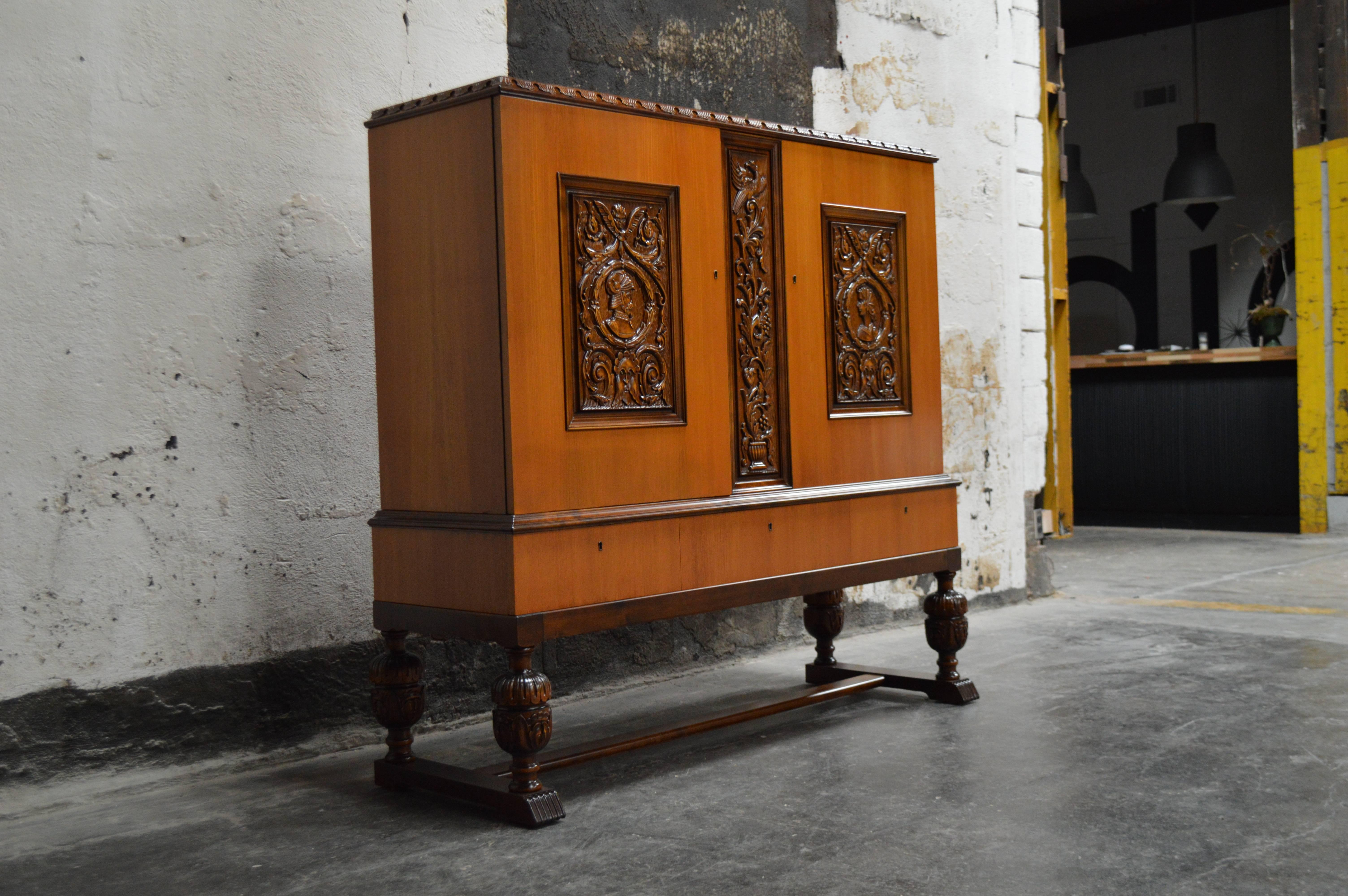 neoclassical cabinet