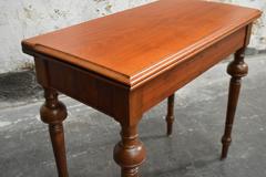 Swedish Neoclassical Mahogany Game Table Console