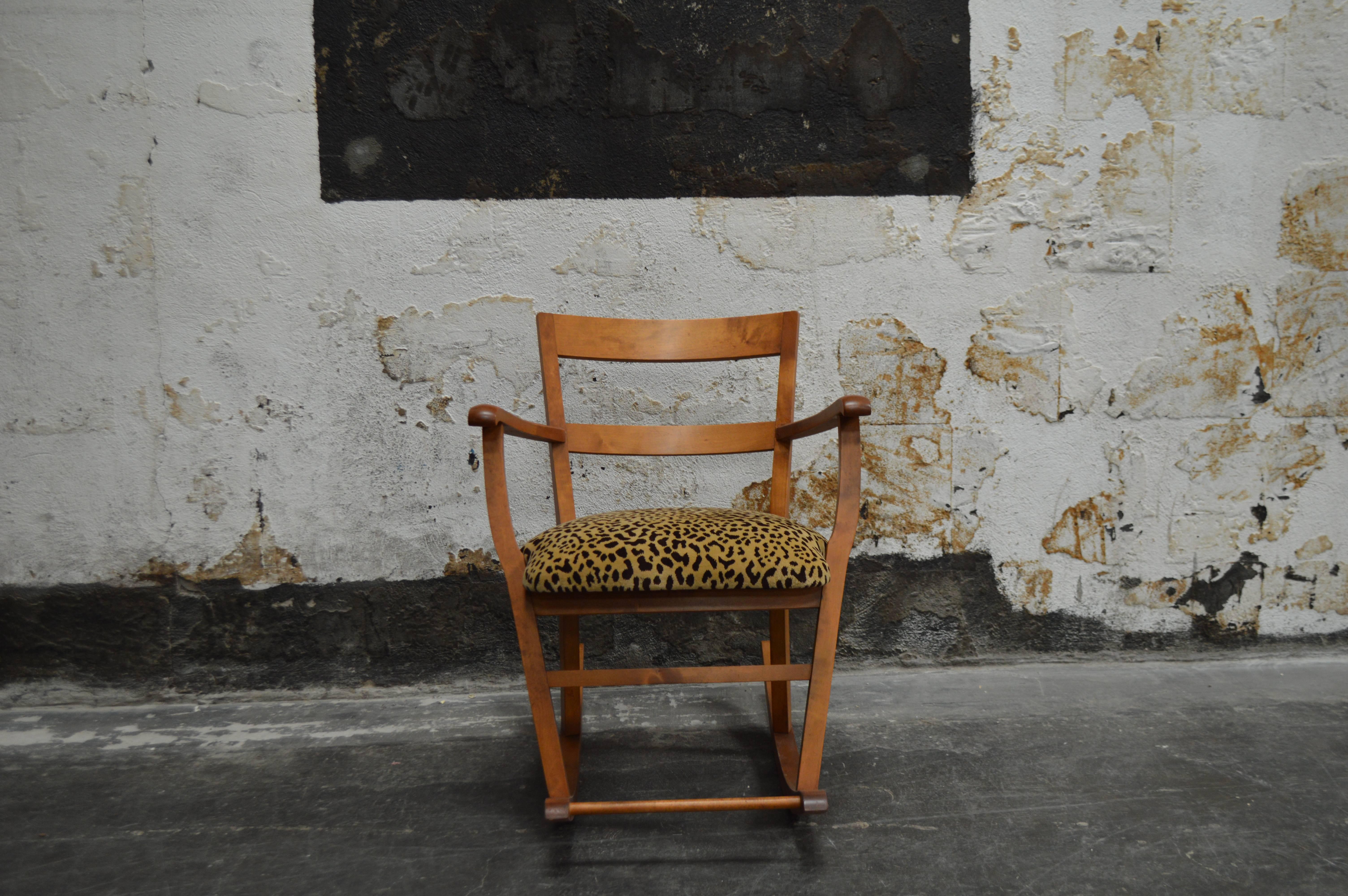 Mid-20th Century Swedish Art Moderne Rocking Chair