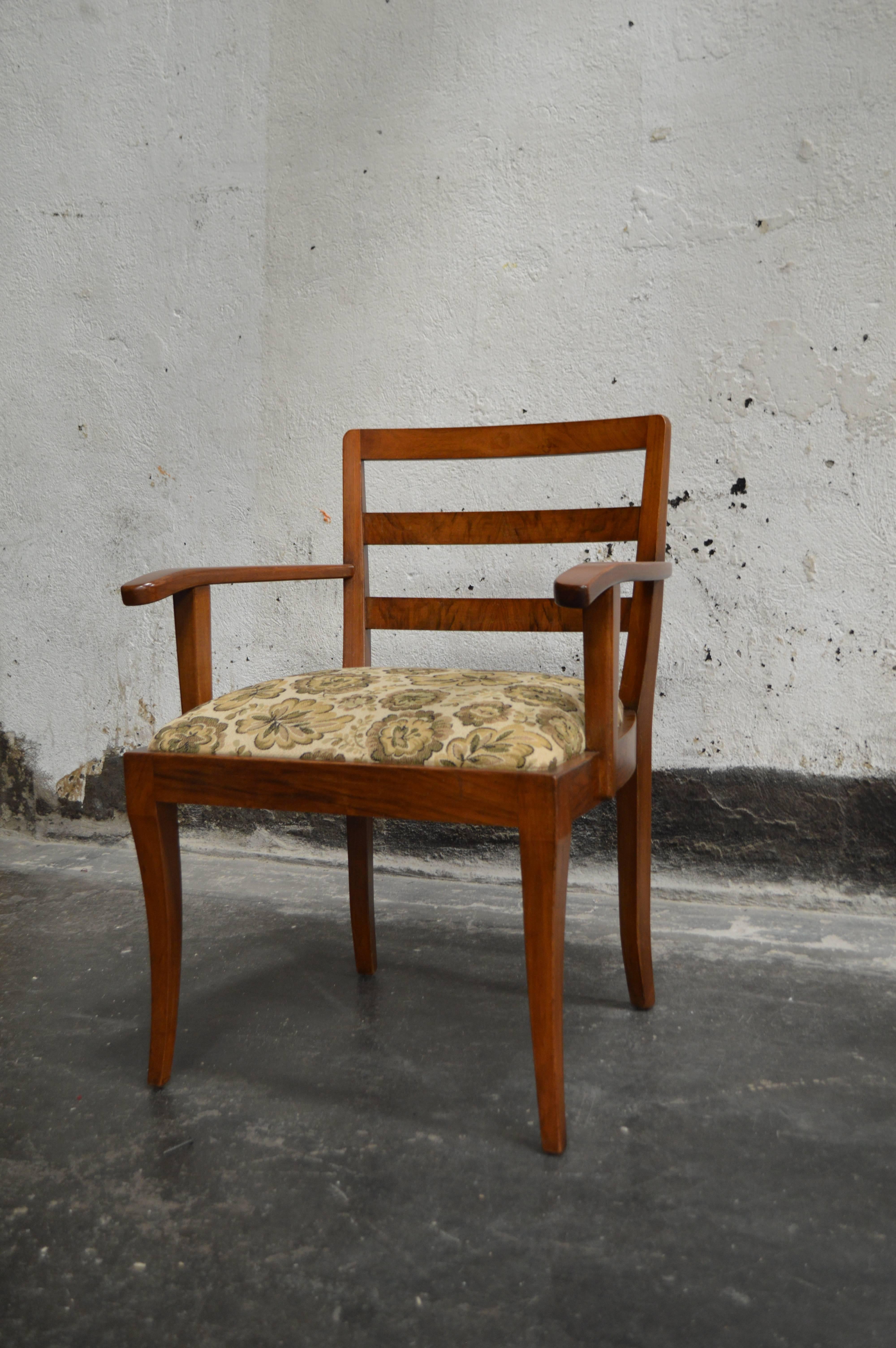 Swedish Art Moderne Side or Desk Accent Armchair For Sale 1