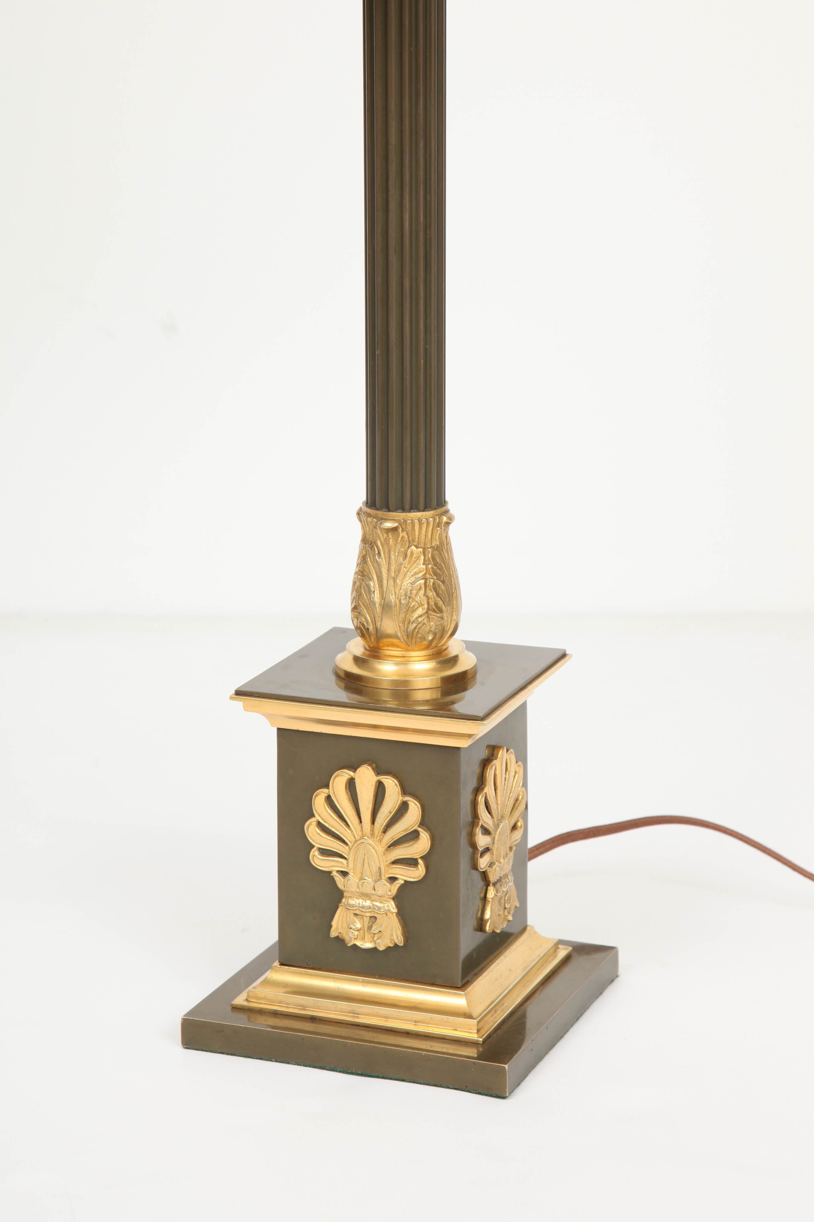 Danish Empire Table Lamp In Excellent Condition In New York, NY