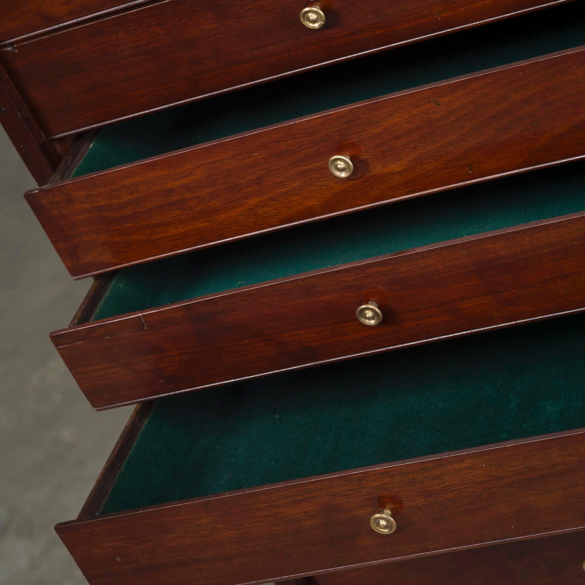 Danish Louis XVI Pedestal Storage Cabinet For Sale 1
