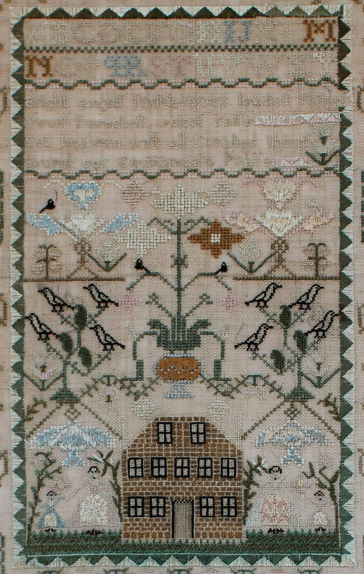 An important group of 18th century Massachusetts samplers has been of interest to curators, scholars and collectors for many decades. The makers of these samplers were girls from prominent families from the Middlesex County towns of Cambridge,