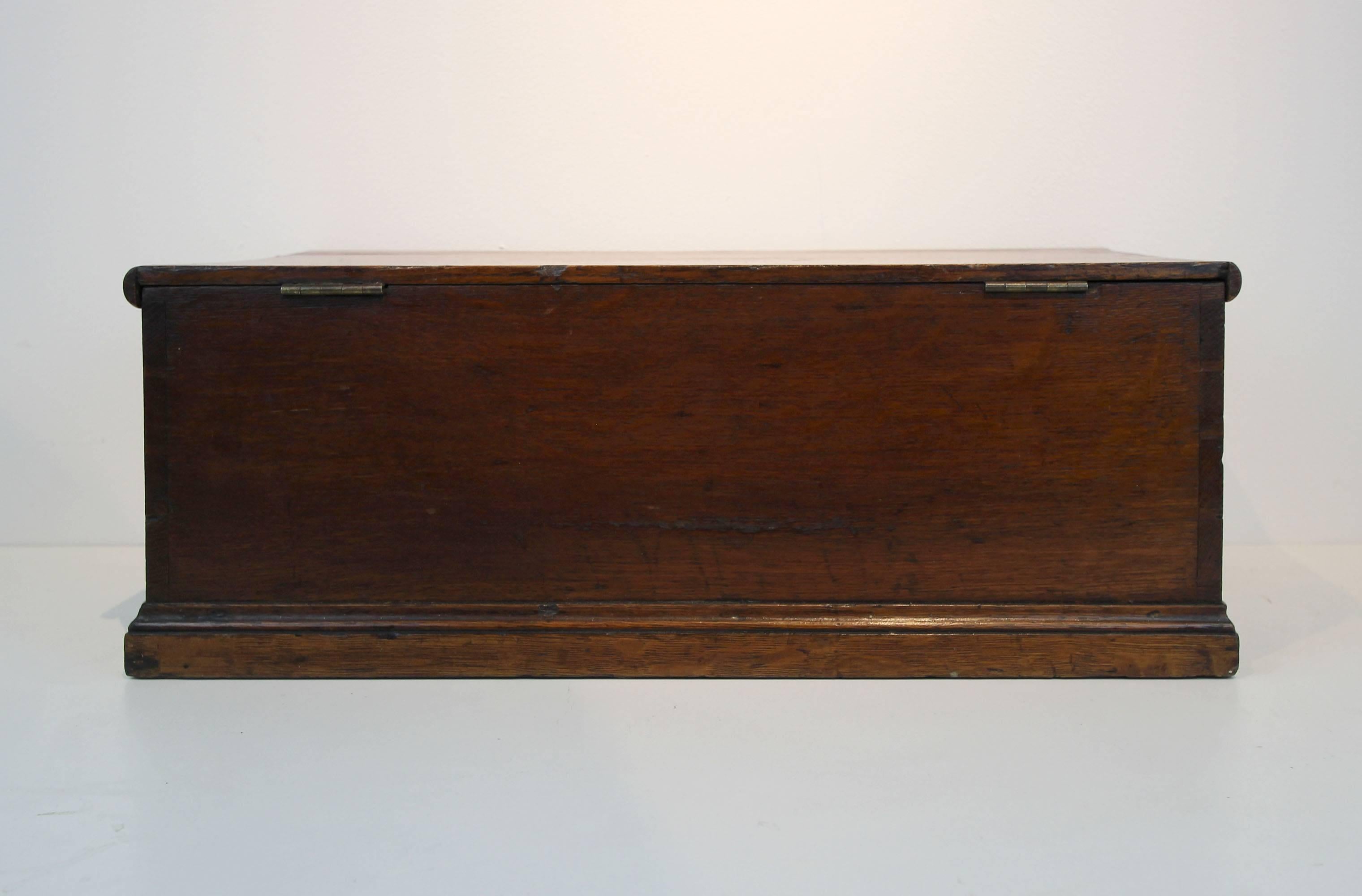 19th Century, American Oak Artist's Box 2