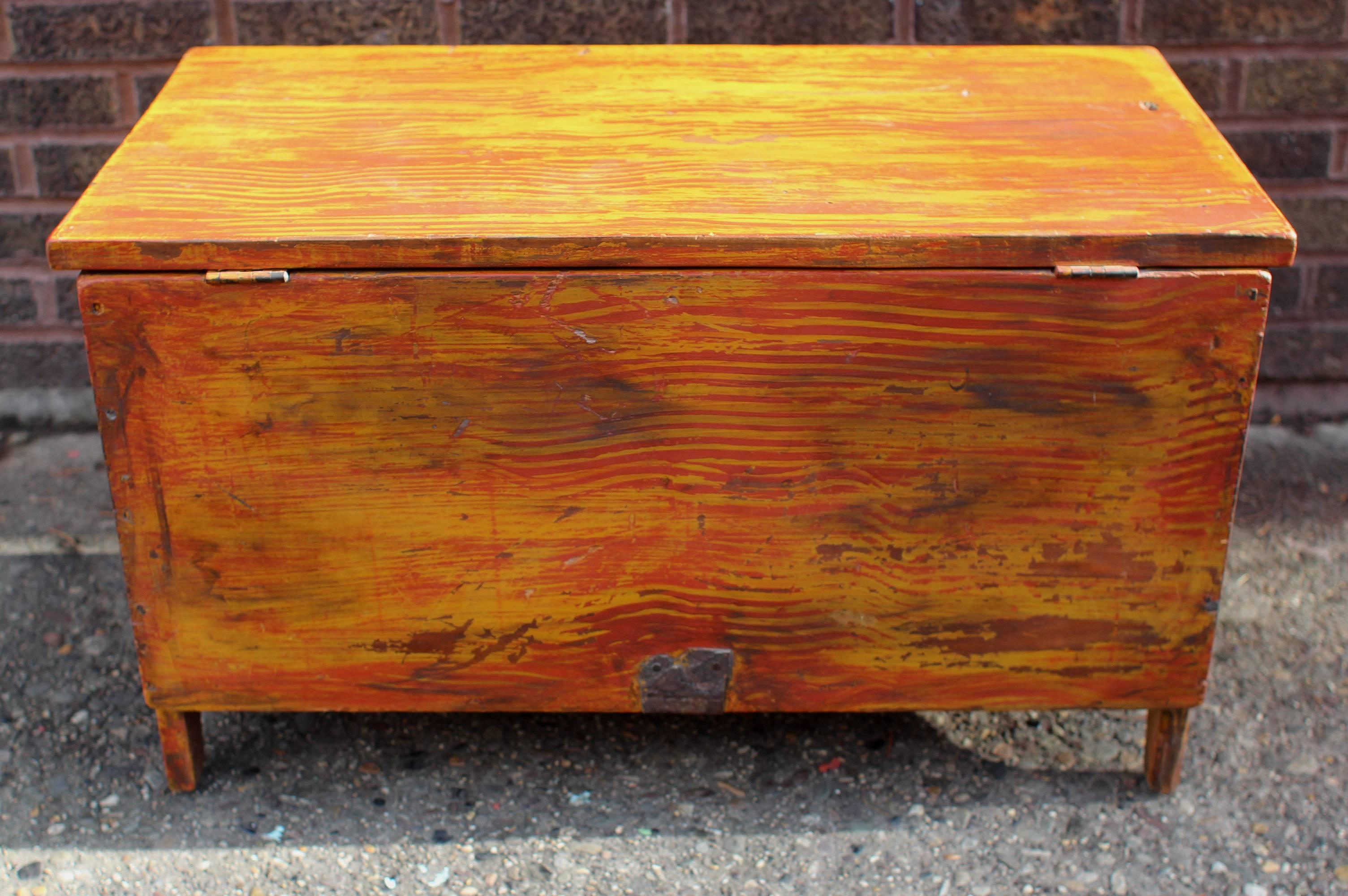 Painted Blanket Chest/Toy Chest, American, Mid-19th Century 5