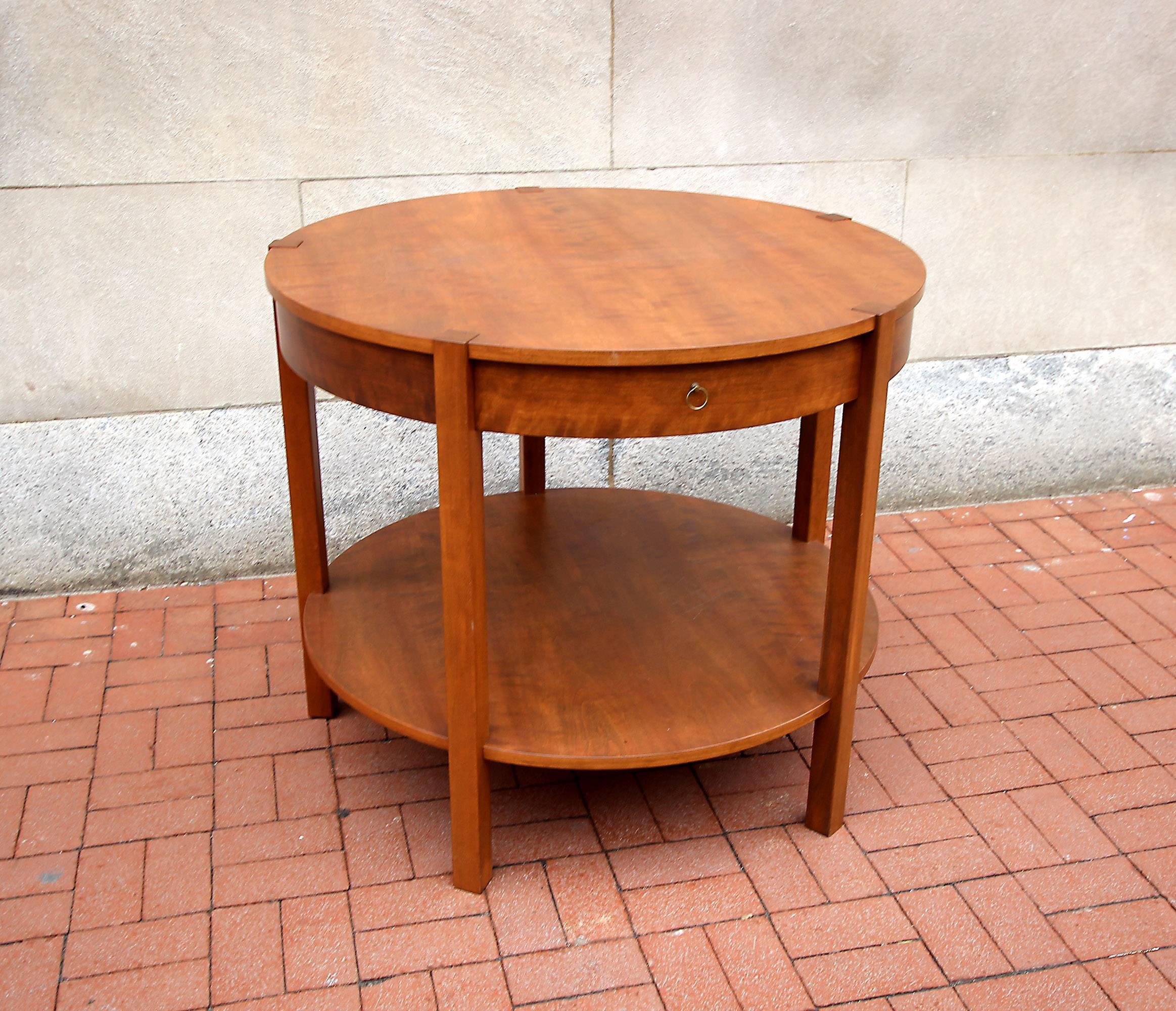 American Large Contemporary Center Table Custom Made by Philadelphia Area Cabinetmaker