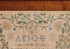 Pennsylvania Sampler, Dated 1844