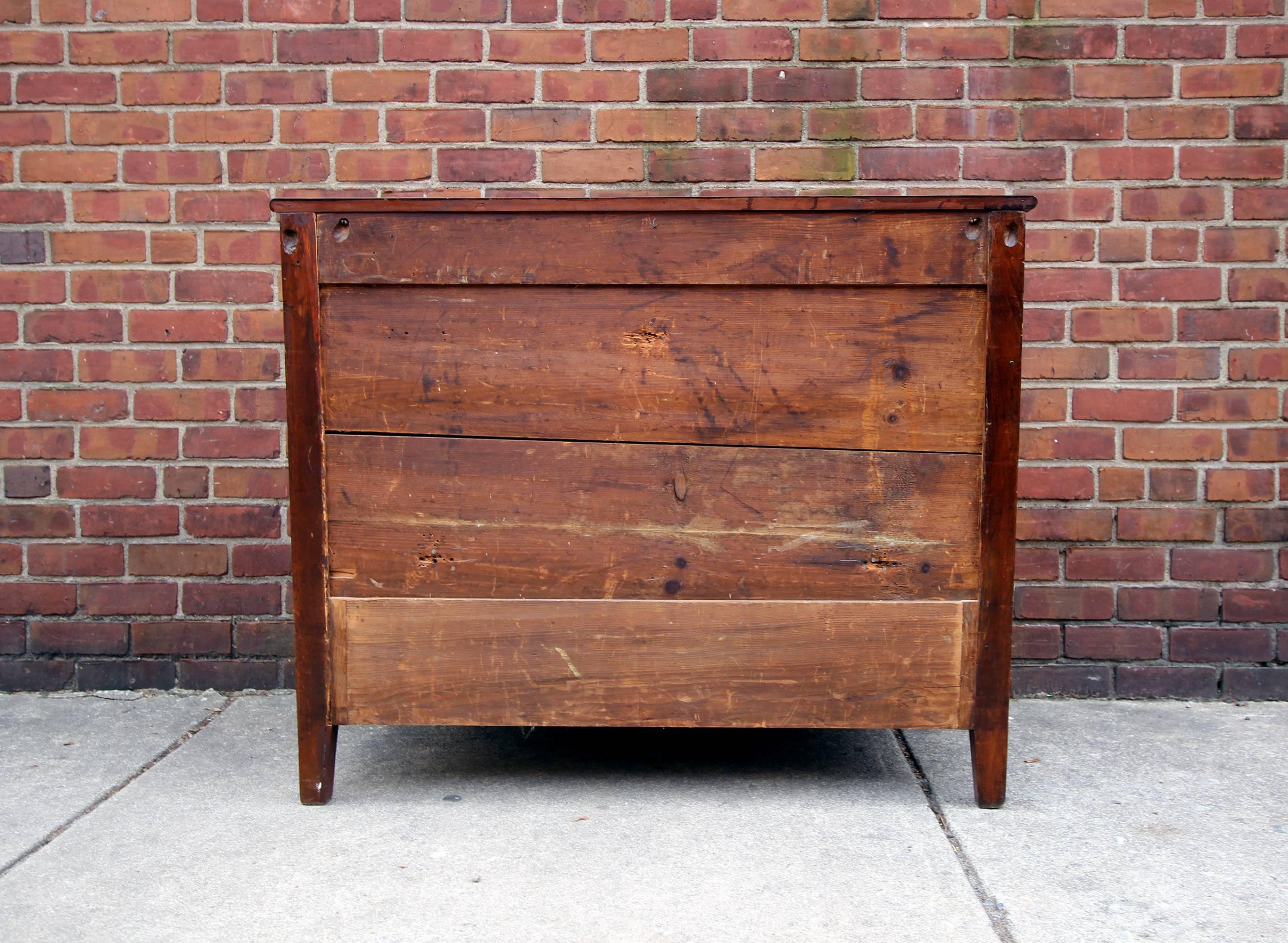 Maple and Mahogany Server or Chest with Bottle Drawers, 19th Century, American 4