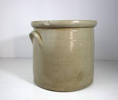 Stoneware Crock Mid-19th Century Three Gallon, Signed