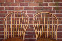Pair of Bow-Back Windsor Chairs