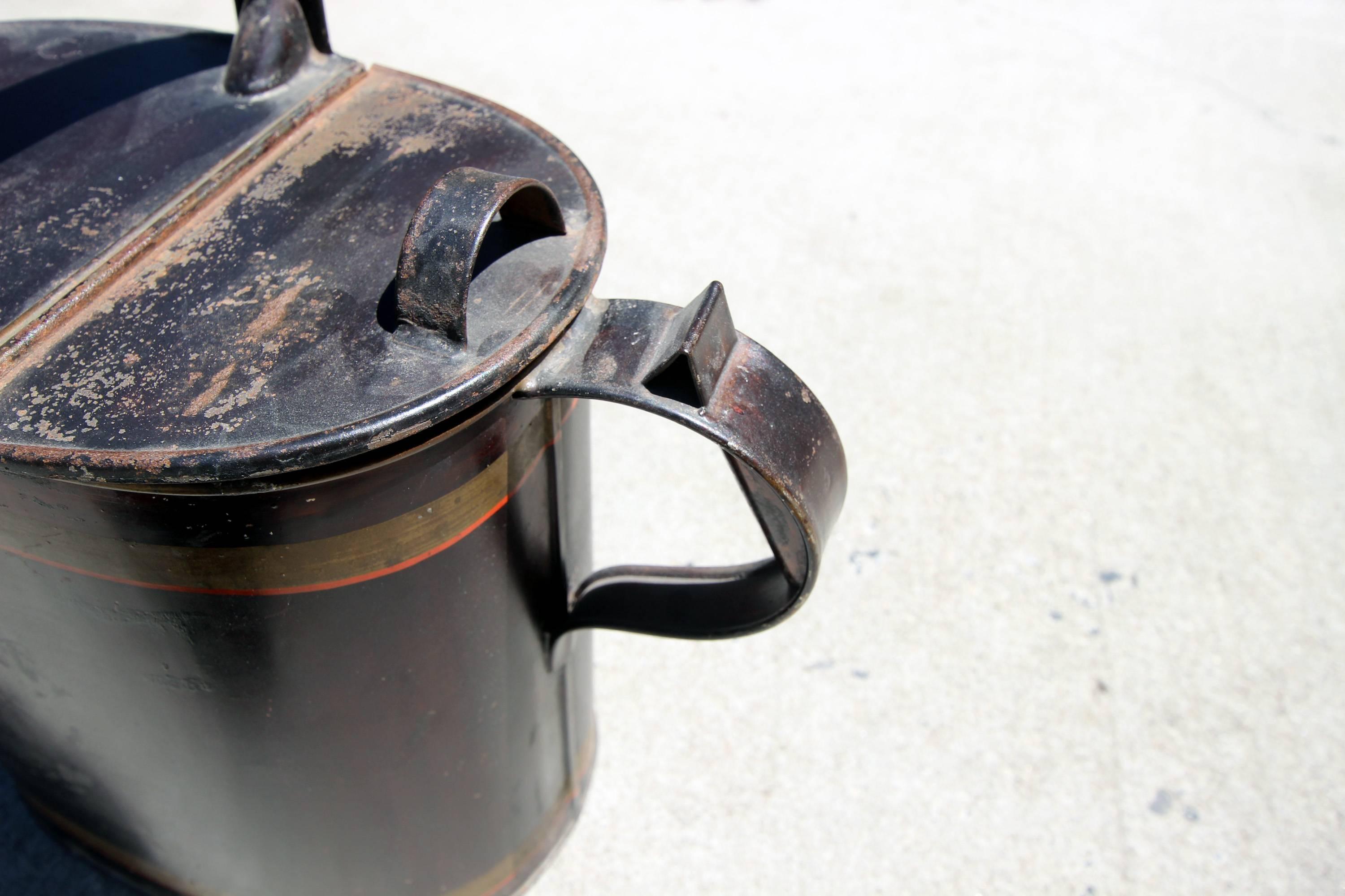 Industrial Painted Watering Can For Sale