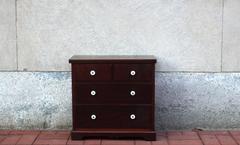 Miniature Mahogany Chest, circa 1880