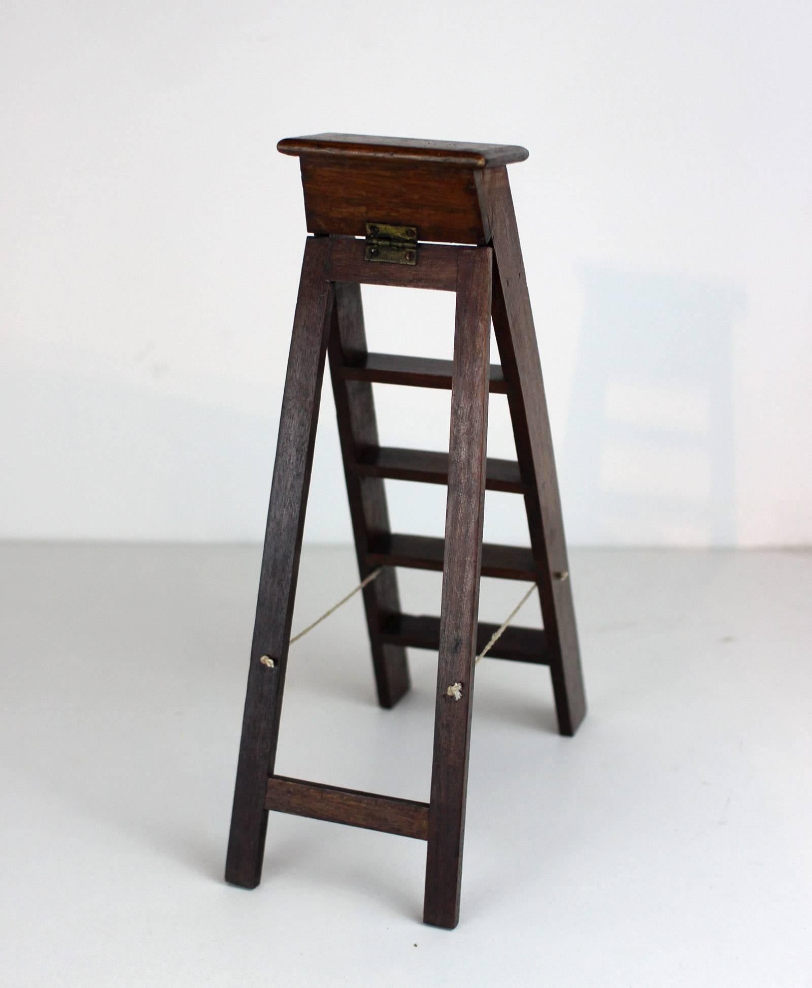 19th Century Miniature Step Ladder