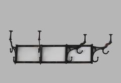 Iron Rack with Swing-Arm Hooks