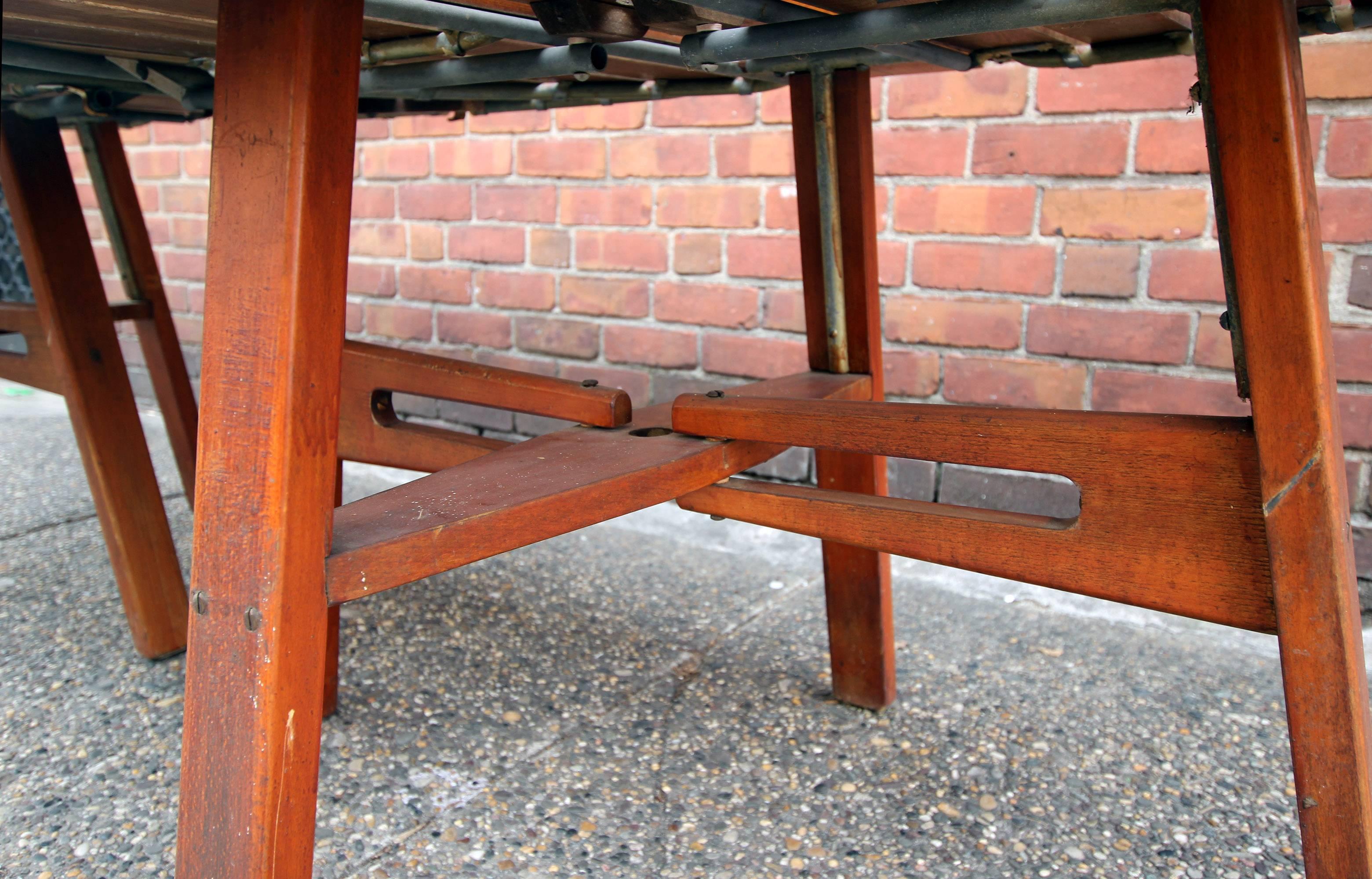 Outdoor Dining Table, Two-Part, Gate Leg 3