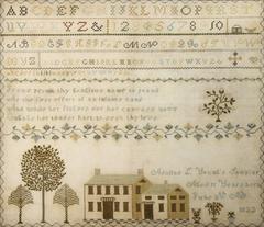 Connecticut Sampler, Dated 1833