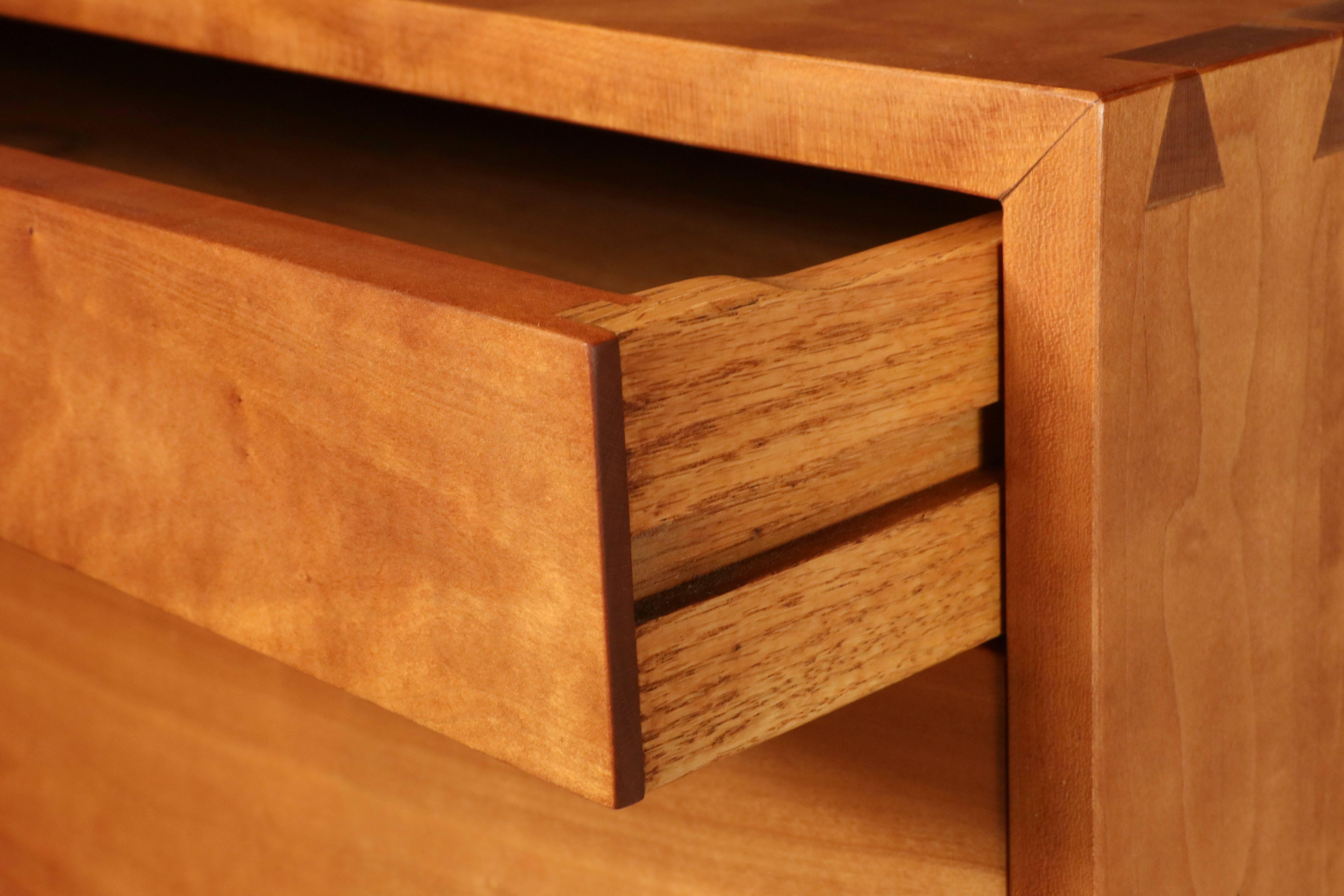 Mid-Century Modern Tall Cherry Chest by George Nakashima For Sale