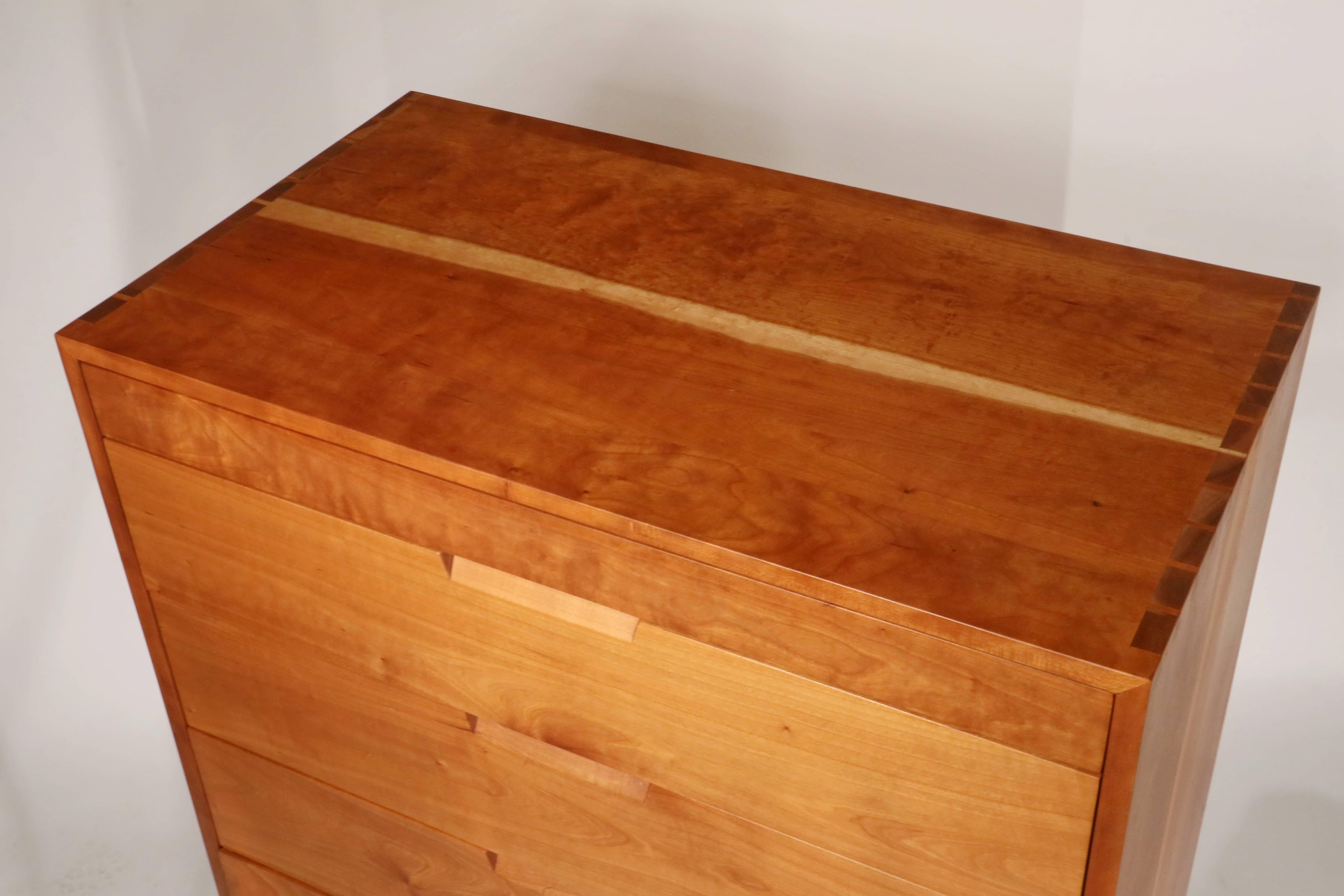 American Tall Cherry Chest by George Nakashima For Sale