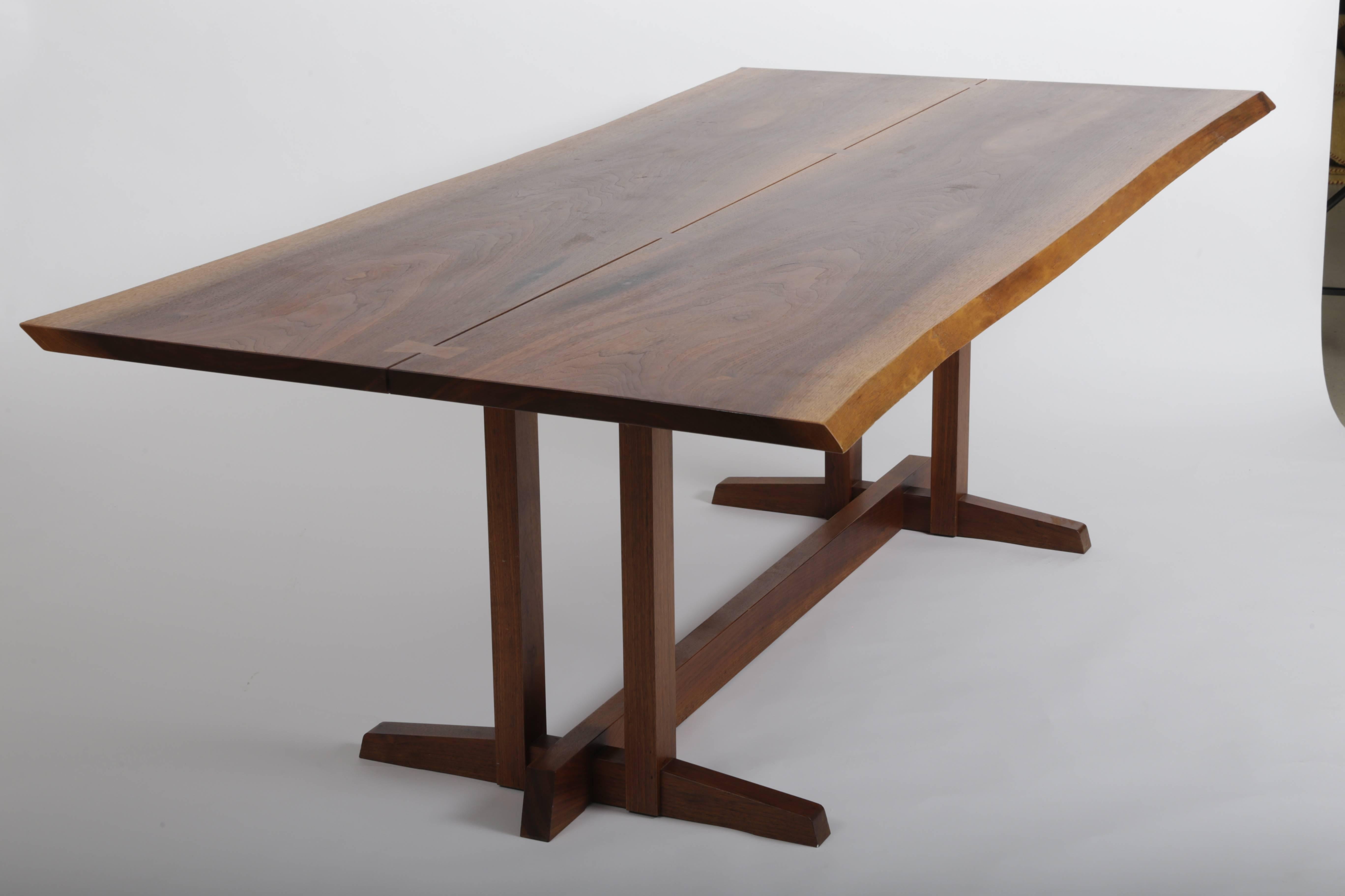Mid-Century Modern Walnut Frenchmans Cove Dinning Table by George Nakashima