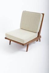 Cherry Spindle Cushion Chair by George Nakashima