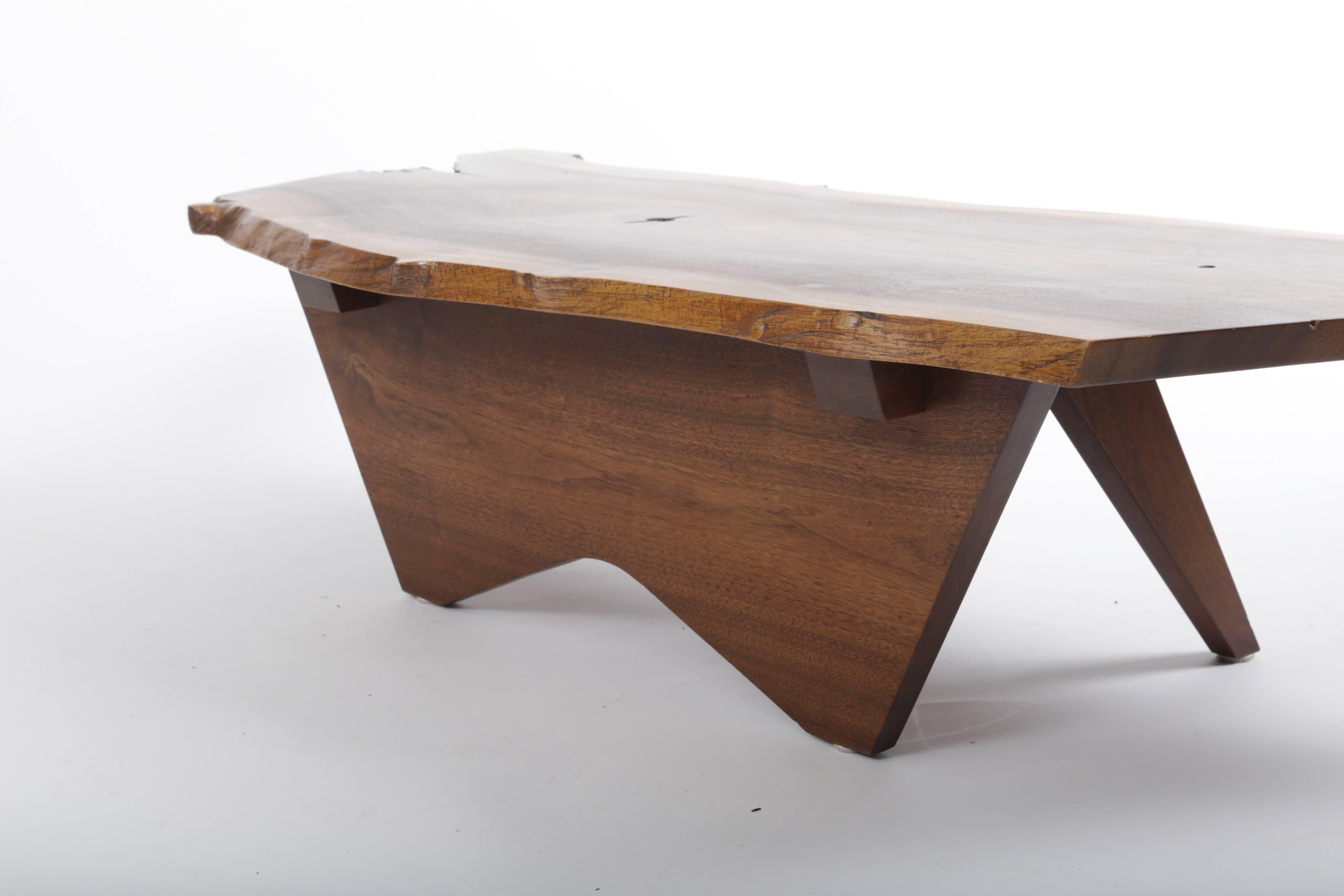 Hand-Crafted Slab II Coffee Table by George Nakashima For Sale
