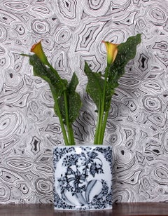 Huge Björn Wiinblad Rosenthal Studio Line Vase mint cond "Mädchen mit Blumen" 